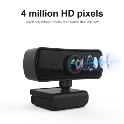 C3 400W Pixels 2K Resolution Auto Focus HD 1080P Webcam 360 Rotation For Live Broadcast Video Conference Work WebCamera With Mic USB Driver-free -  by buy2fix | Online Shopping UK | buy2fix