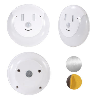 USB Charging Light & Human Body Sensing Control Smile Magnetic Night Light(Warm white light) - LED Light by buy2fix | Online Shopping UK | buy2fix