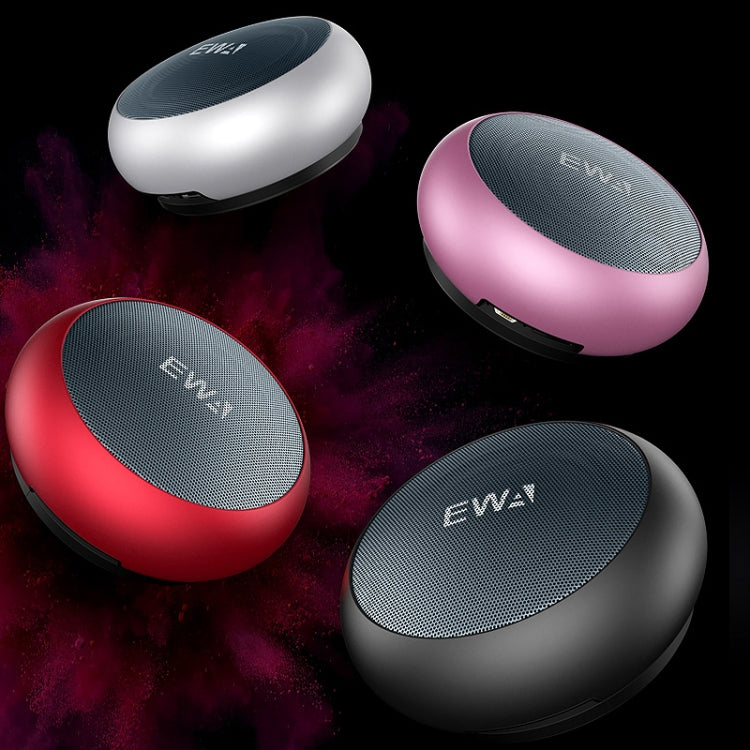 EWA A110 IPX5 Waterproof Portable Mini Metal Wireless Bluetooth Speaker Supports 3.5mm Audio & 32GB TF Card & Calls(Black) - Mini Speaker by EWA | Online Shopping UK | buy2fix