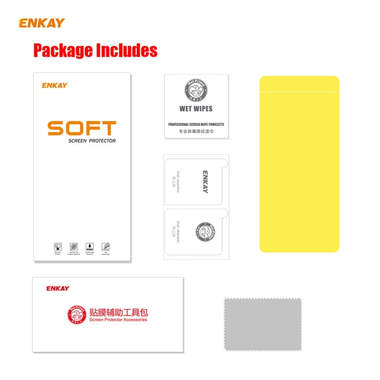 For Xiaomi Redmi Note 9T ENKAY Hat-Prince 0.1mm 3D Full Screen Protector Explosion-proof Hydrogel Film - Mobile Accessories by ENKAY | Online Shopping UK | buy2fix