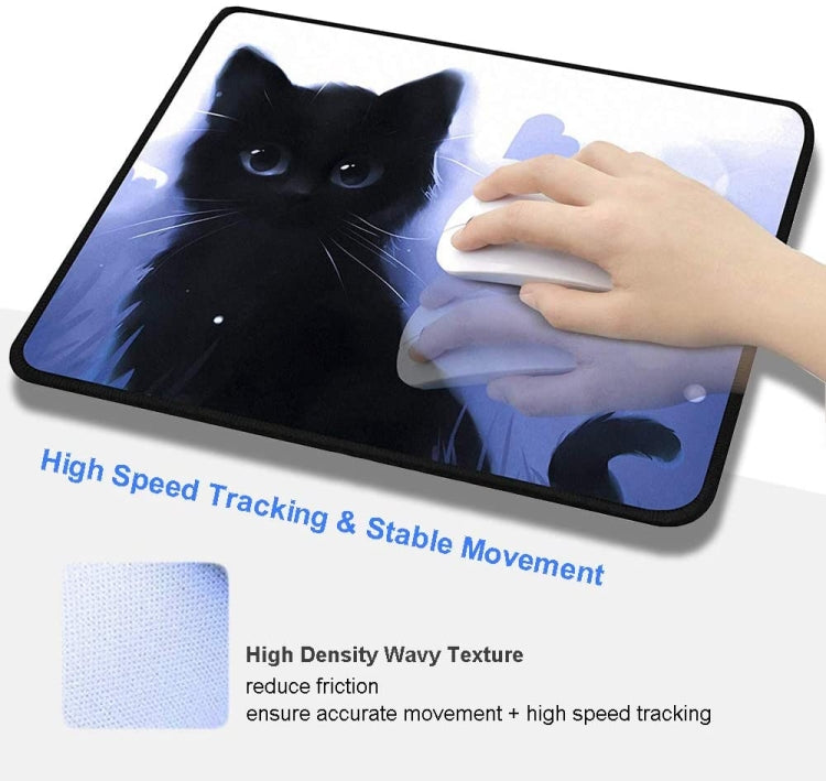 Cat Cartoon Anti-Skid E-sports Game Mouse Pad -  by buy2fix | Online Shopping UK | buy2fix