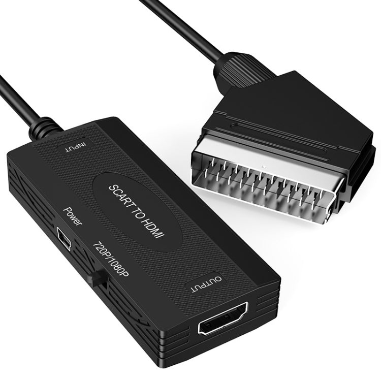 1080P SCART to HDMI Audio Video Converter Adapter - Converter by buy2fix | Online Shopping UK | buy2fix