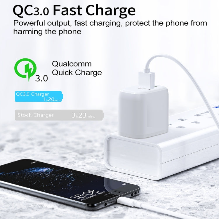 CS-20W Mini Portable PD3.0 + QC3.0 Dual Ports Fast Charger(EU Plug) - USB Charger by buy2fix | Online Shopping UK | buy2fix