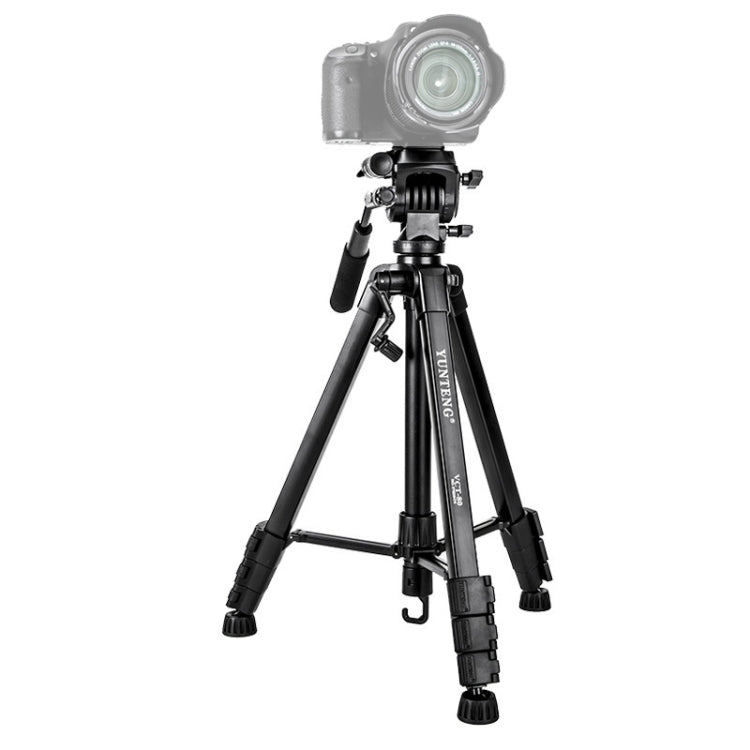 YUNTENG VCT-80 Aluminum Tripod Mount with Damping Ballhead - Tripods by YUNTENG | Online Shopping UK | buy2fix