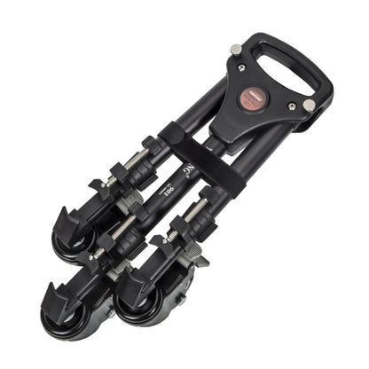 YUNTENG 901 Aluminium Alloy Camera Tripod Foot Wheel Pulley Base, Load 30KG - Camera Accessories by buy2fix | Online Shopping UK | buy2fix