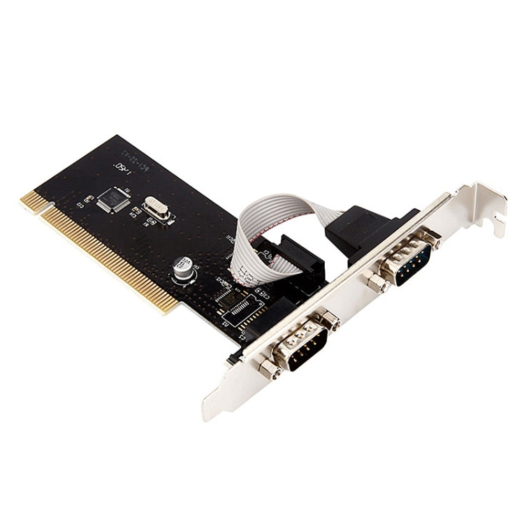 RS232 Serial Port TX382B 2 Port Pci to 9 Pin Com Riser Card Adapter with Tracking Number - RS485 / RS232 Series by buy2fix | Online Shopping UK | buy2fix