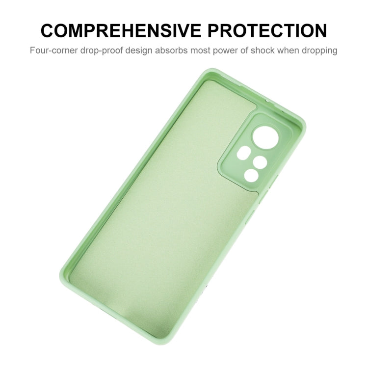 For Xiaomi 12 Pro / 12S Pro ENKAY Liquid Silicone Soft Shockproof Phone Case(Dark Green) - 12 Pro Cases by ENKAY | Online Shopping UK | buy2fix