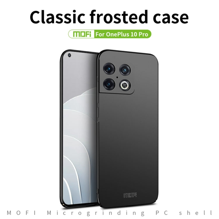 For OnePlus 10 Pro MOFI Frosted PC Ultra-thin Hard Phone Case(Red) - OnePlus Cases by MOFI | Online Shopping UK | buy2fix