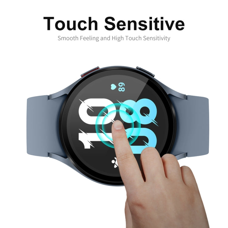 5 PCS For Samsung Galaxy Watch5 44mm ENKAY 9H Full Cover Tempered Glass Watch Film - Screen Protector by ENKAY | Online Shopping UK | buy2fix