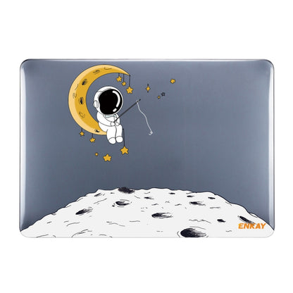 For MacBook Air 13.3 2018 A1932 ENKAY Hat-Prince 3 in 1 Spaceman Pattern Laotop Protective Crystal Case with TPU Keyboard Film / Anti-dust Plugs, Version:EU(Spaceman No.3) - MacBook Air Cases by ENKAY | Online Shopping UK | buy2fix