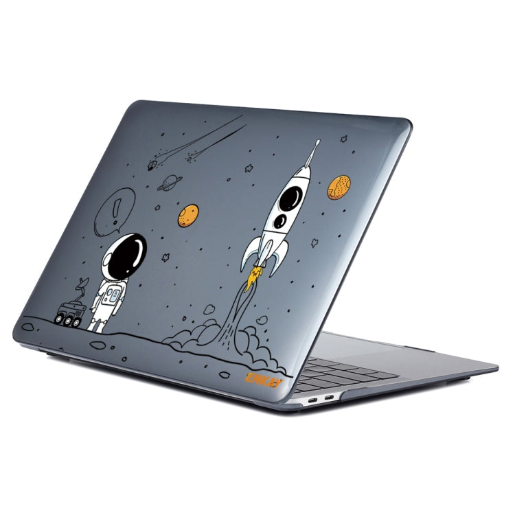 For MacBook Pro 15.4 A1707/A1990 ENKAY Hat-Prince 3 in 1 Spaceman Pattern Laotop Protective Crystal Case with TPU Keyboard Film / Anti-dust Plugs, Version:EU(Spaceman No.1) - MacBook Pro Cases by ENKAY | Online Shopping UK | buy2fix