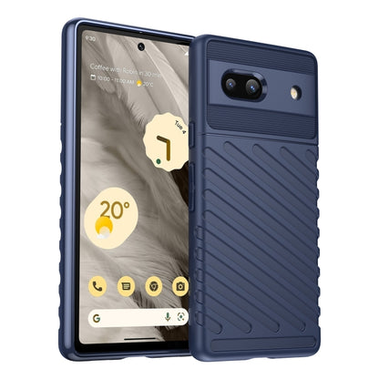 For Google Pixel 7A Thunderbolt Shockproof TPU Phone Case(Blue) - Google Cases by buy2fix | Online Shopping UK | buy2fix