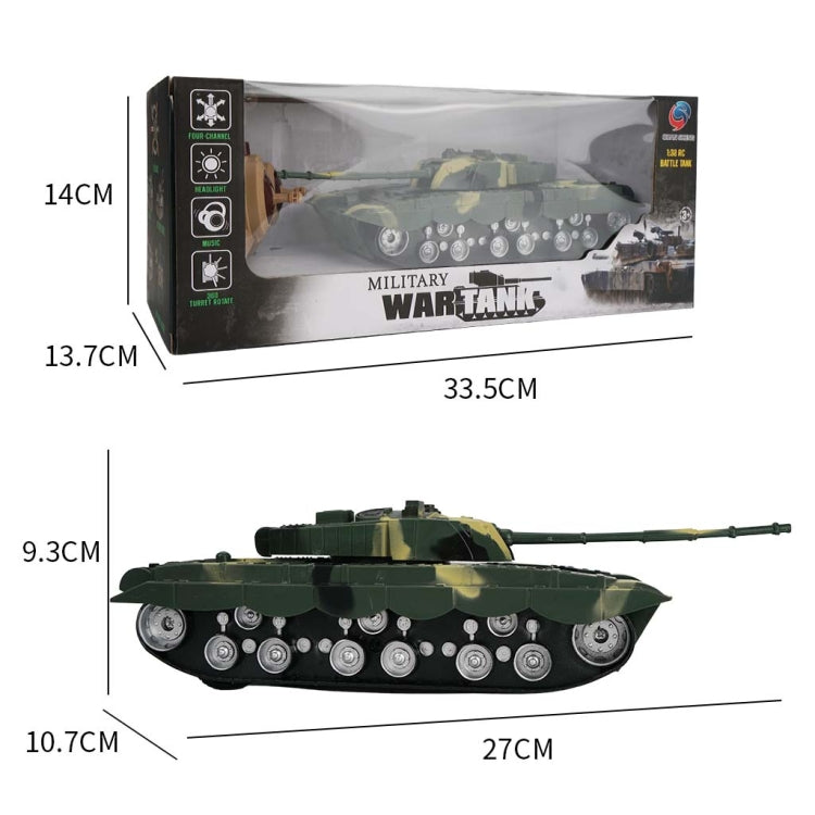 MoFun 369  Remote Control Tank 1:32 Four-way RC Vehicle(Green) - RC Cars by MoFun | Online Shopping UK | buy2fix