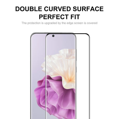 For Huawei P60 Pro / Art 2pcs ENKAY 3D Curved Full Glue Hot Bending Tempered Glass Full Film - Huawei Tempered Glass by ENKAY | Online Shopping UK | buy2fix