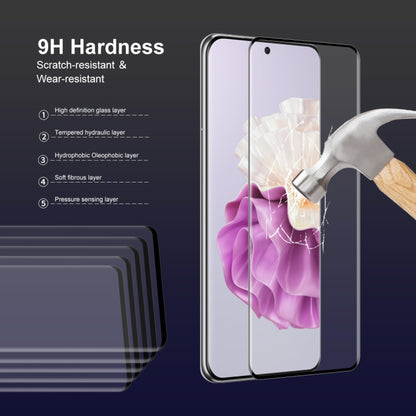 For Huawei P60 Pro / Art 5pcs ENKAY 3D Curved Full Glue Hot Bending Tempered Glass Full Film - Huawei Tempered Glass by ENKAY | Online Shopping UK | buy2fix