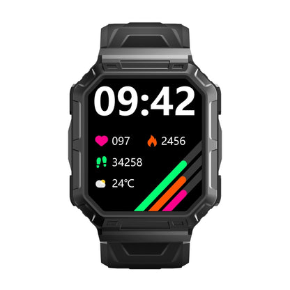 WS-5 1.86 inch Color Screen Smart Watch,Support Heart Rate / Blood Pressure / Blood Oxygen / Blood Sugar Monitoring(Black) - Smart Watches by buy2fix | Online Shopping UK | buy2fix