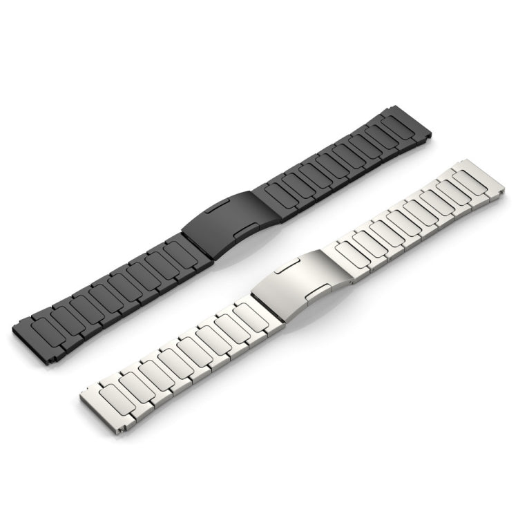 For Huawei Watch 3 Pro 22mm I-Shaped Titanium Alloy Watch Band(Grey) - Watch Bands by buy2fix | Online Shopping UK | buy2fix