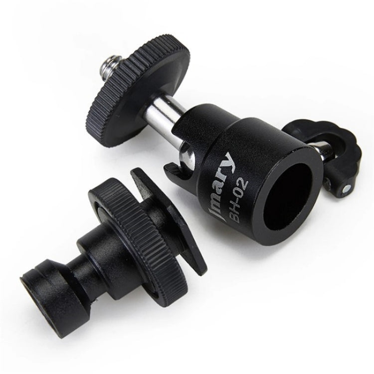 JMARY BH-02 360-Degree Rotating Tripod Ball Head 1/4 Screw Adapter -  by Jmary | Online Shopping UK | buy2fix