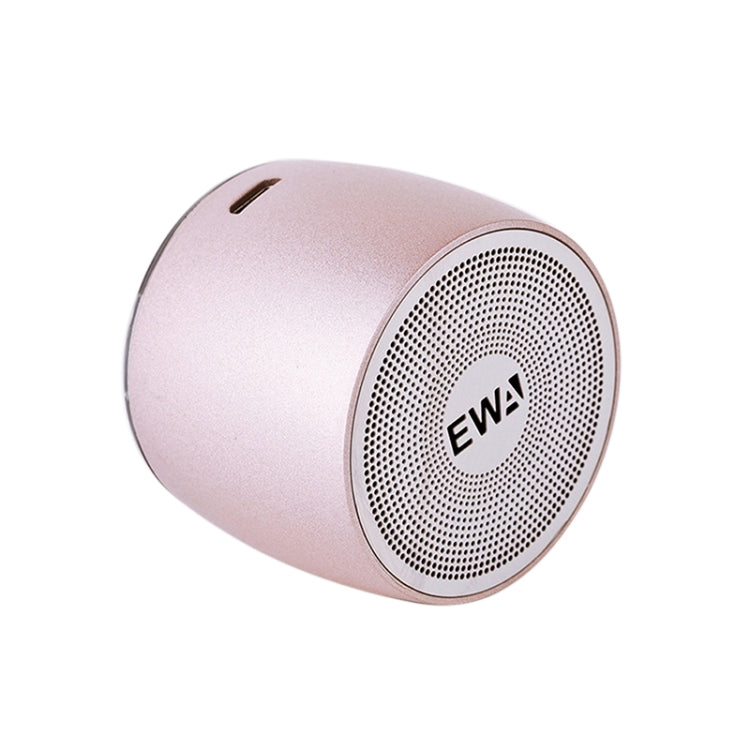 EWA A103 Portable Bluetooth Speaker Wireless Heavy Bass Bomm Box Subwoofer Phone Call Surround Sound Bluetooth Shower Speaker(Rose Gold) - Mini Speaker by EWA | Online Shopping UK | buy2fix