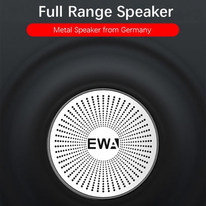 EWA A103 Portable Bluetooth Speaker Wireless Heavy Bass Bomm Box Subwoofer Phone Call Surround Sound Bluetooth Shower Speaker(Silver) - Mini Speaker by EWA | Online Shopping UK | buy2fix