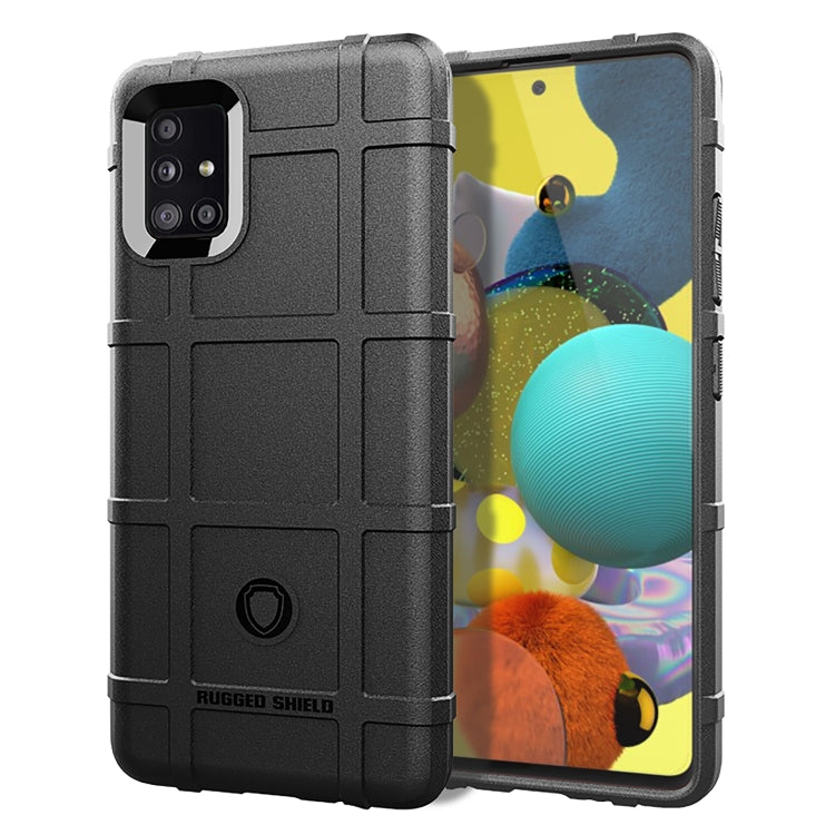 For Galaxy A51 5G  Full Coverage Shockproof TPU Case(Black) - Samsung Accessories by buy2fix | Online Shopping UK | buy2fix