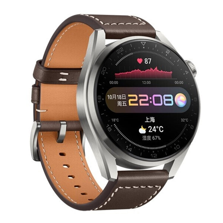 Original HUAWEI WATCH 3 Pro Smart Sports Watch, Color:Fashion Brown - Wearable Devices by Huawei | Online Shopping UK | buy2fix