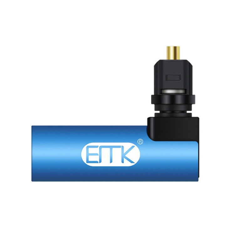 EMK Square Port To Square Port Optical Fiber Conversion Head Audio Adapter - Adapter by buy2fix | Online Shopping UK | buy2fix