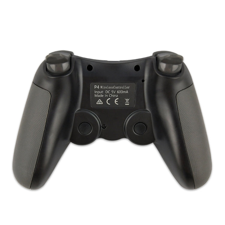 Rubberized Wireless Game Controller Bluetooth Handle for PS4 Host(black B) - Gamepads by buy2fix | Online Shopping UK | buy2fix