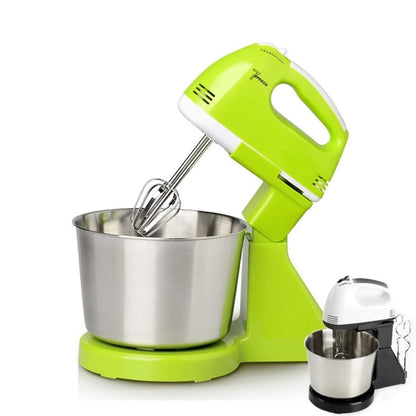 Portable Blender Electric Dough Cake Mixer Egg Whisk  Baking Whipping Cream Machine EU Plug (Green) - Stirrer & Squeezer by buy2fix | Online Shopping UK | buy2fix