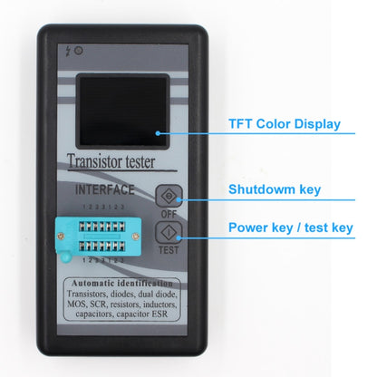 Color Screen Version Graphic Display M328 Transistor Tester Resistance Meter Inductance Meter Capacitance Meter ESR Meter - Consumer Electronics by buy2fix | Online Shopping UK | buy2fix