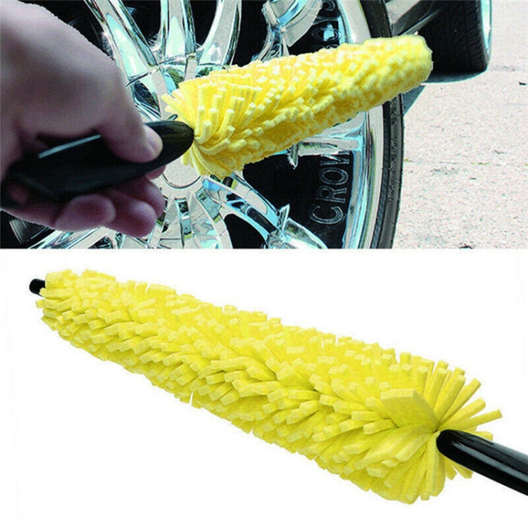 Universal Auto Car Accessories Car Rims Care Tire Wheel Washing Brush Plastic Handle Vehicle Wheel Cleaning Brush Washing Sponge - Car washing supplies by buy2fix | Online Shopping UK | buy2fix