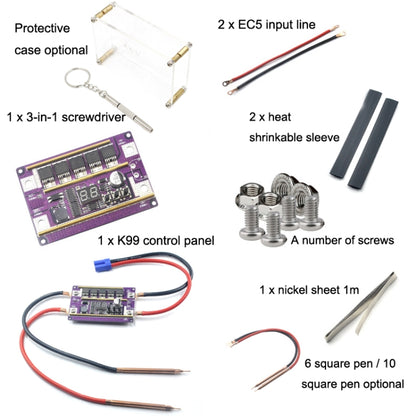 Start Treasure Version 12V Digital Display DIY Battery Spot Welding Machine Pen Control, Style:6 Square Pen - Home & Garden by buy2fix | Online Shopping UK | buy2fix