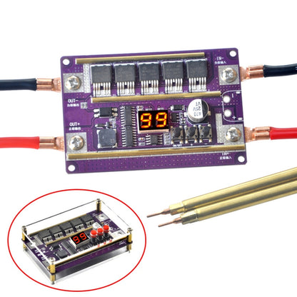 Lead-Acid Battery Version 12V Digital Display DIY Battery Spot Welding Machine Pen Control, Style:10 Square Pen With Case - Home & Garden by buy2fix | Online Shopping UK | buy2fix