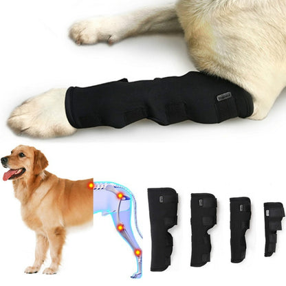 DogLemi PD60041 Dog Hock Brace Pet Supportive Rear Dog Compression Leg Joint Wrap Protects Wounds and Injury, Size:L - Home & Garden by buy2fix | Online Shopping UK | buy2fix