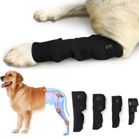 DogLemi PD60041 Dog Hock Brace Pet Supportive Rear Dog Compression Leg Joint Wrap Protects Wounds and Injury, Size:XL - Home & Garden by buy2fix | Online Shopping UK | buy2fix