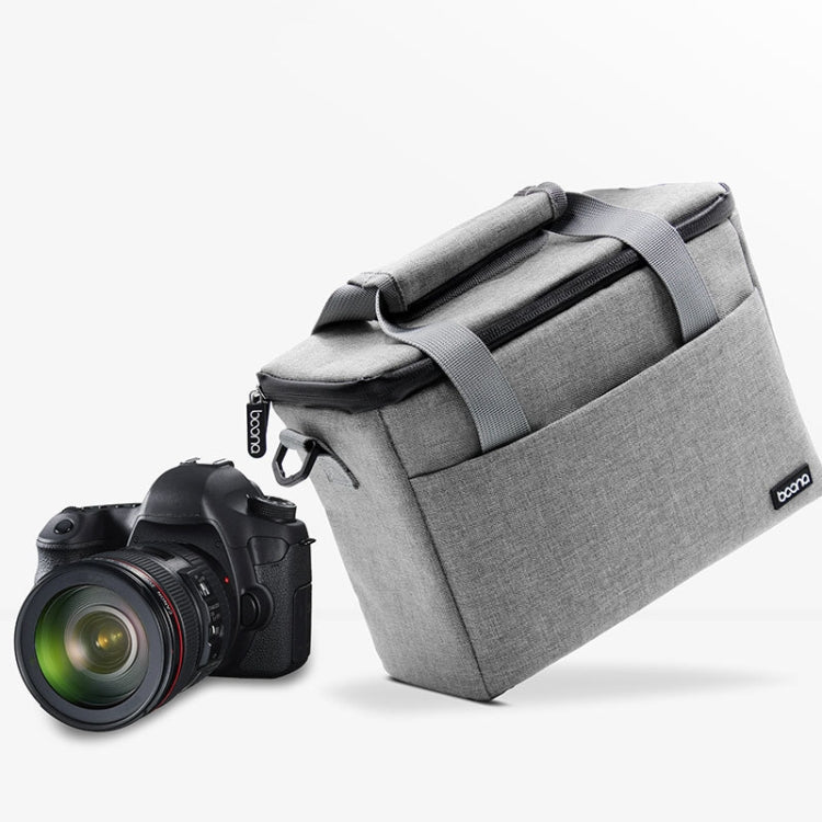 Baona BN-H001 Digital Camera Bag Casual Portable Camera Waterproof Bag, Size:Small(Gray) - Camera Accessories by Baona | Online Shopping UK | buy2fix