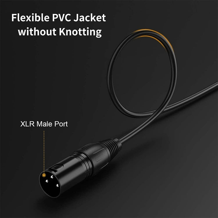 3.5mm To Caron Male Sound Card Microphone Audio Cable, Length:5m - Microphone Audio Cable & Connector by buy2fix | Online Shopping UK | buy2fix