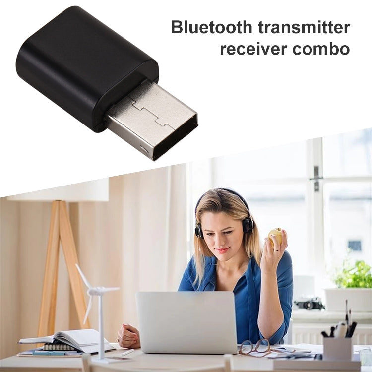 BT600 Bluetooth Audio Transmitter Receiver USB Bluetooth Adapter for TV / PC Car Speakers - Apple Accessories by buy2fix | Online Shopping UK | buy2fix