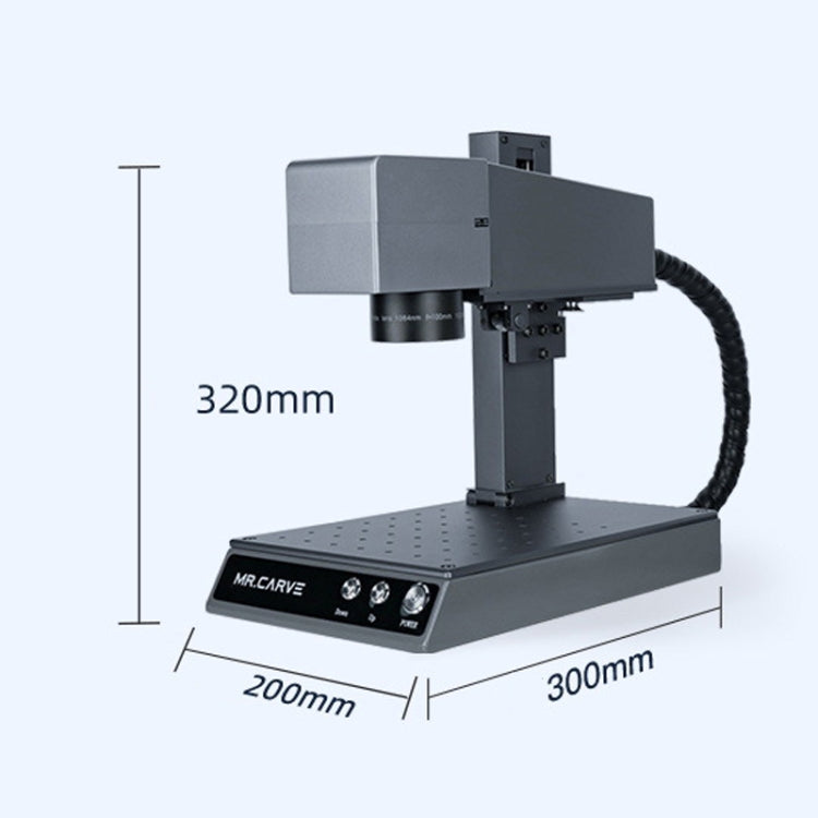 DAJA M1 Pro 10W Metal Nameplate High Precision Characters Laser Carving Machine, Style:RF1 Ring Fixture(US Plug) - Consumer Electronics by DAJA | Online Shopping UK | buy2fix