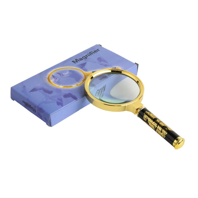2pcs Elderly Reading Books Handheld Magnifier, Diameter:80mm(Removable Handle) - Consumer Electronics by buy2fix | Online Shopping UK | buy2fix
