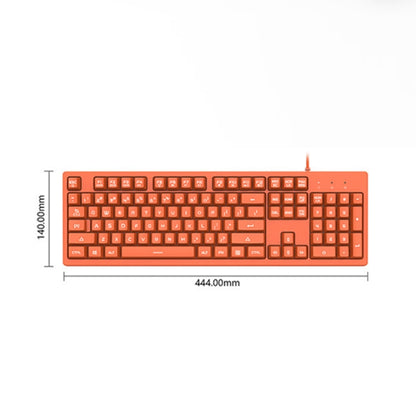 Ajazz DKS100 104 Keys Office Luminous Game Tea Axis Mechanical Keyboard, Cable Length: 1.5m(Black) - Wired Keyboard by Ajazz | Online Shopping UK | buy2fix