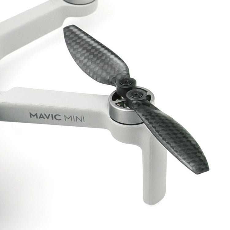 2 Pairs RCSTQ For DJI Mavic Mini Drone Carbon Fiber Propeller - DJI & GoPro Accessories by RCSTQ | Online Shopping UK | buy2fix