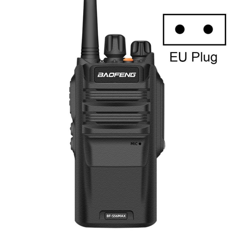 Baofeng BF-S56MAX High-power Waterproof Handheld Communication Device Walkie-talkie, Plug Specifications:EU Plug - Consumer Electronics by Baofeng | Online Shopping UK | buy2fix