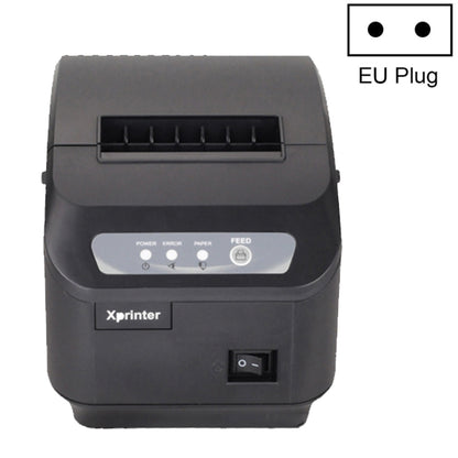 Xprinter XP-Q200II Thermal Small Receipt Printer Catering And Kitchen Receipt Printer 80mm Cutter, Interface Type:LAN Interface(EU Plug) - Printer by Xprinter | Online Shopping UK | buy2fix