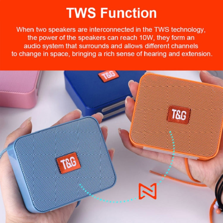 T&G TG166 Color Portable Wireless Bluetooth Small Speaker(Red) - Mini Speaker by T&G | Online Shopping UK | buy2fix