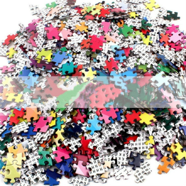 Round Shape Irregular Plane Puzzle Jigsaw Toy 1000 Pieces(Gemstone) - Puzzle Toys by buy2fix | Online Shopping UK | buy2fix