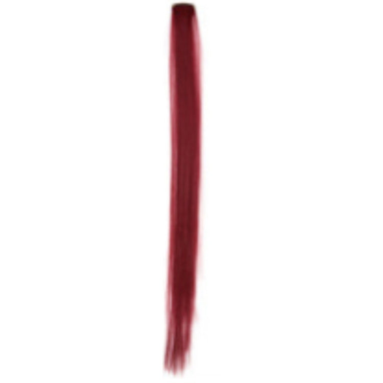 10 PCS Chemical Fiber Wig One-Step Gradient Color Single Card Wig, Stretched Length:24inches(24#) - Wigs by Alileader | Online Shopping UK | buy2fix