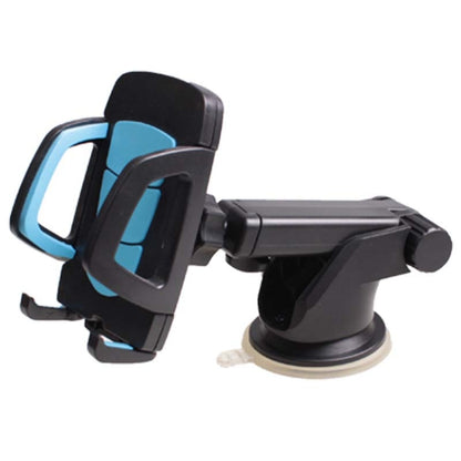 Car Phone Holder Car Air Outlet Mobile Phone Holder Suction Cup Navigation Instrument Panel General, Style:2 in 1(Blue) - Car Holders by buy2fix | Online Shopping UK | buy2fix