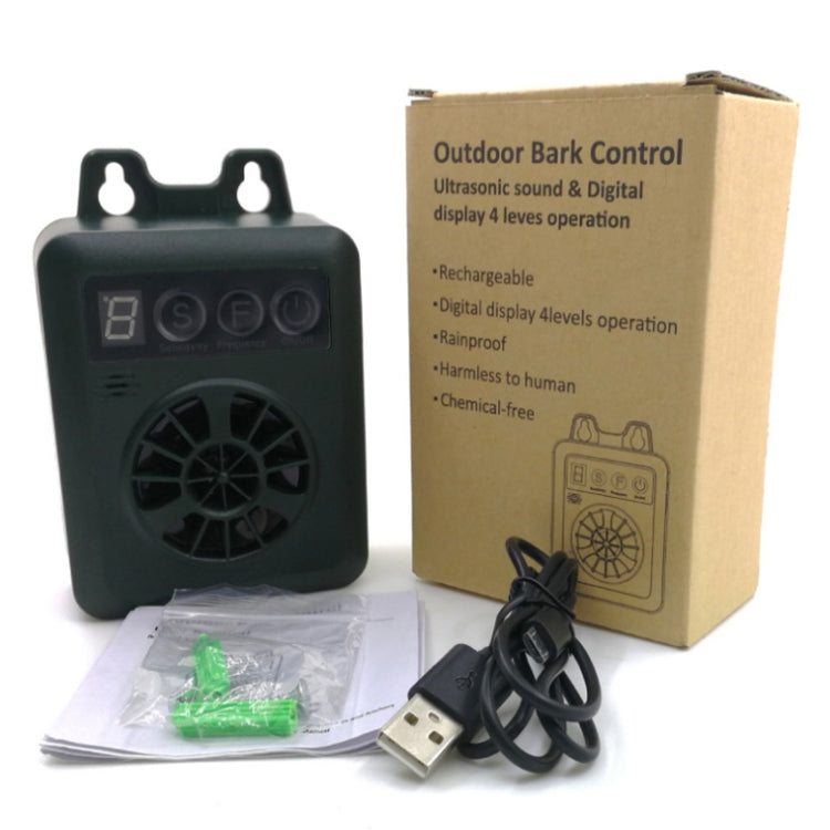 K6 USB Rechargeable Ultrasonic Bark Arrester Repeller Anti-Barking Dog Training - Home & Garden by buy2fix | Online Shopping UK | buy2fix