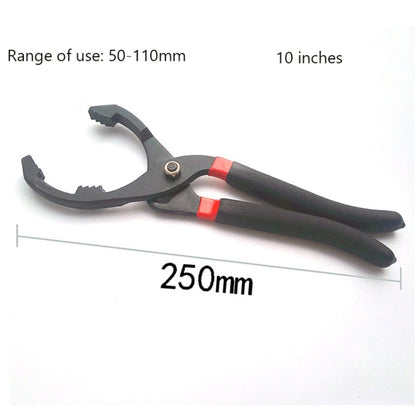 10 Inch Car Repairing Oil Filter Wrench Plier Disassembly Dedicated Clamp Filter Grease Wrench Special Tools - In Car by buy2fix | Online Shopping UK | buy2fix